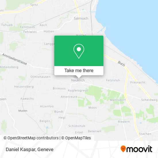 Daniel Kaspar map