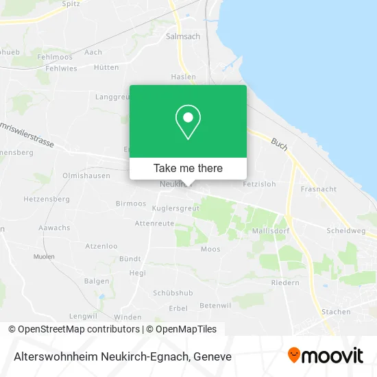 Alterswohnheim Neukirch-Egnach map