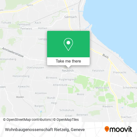 Wohnbaugenossenschaft Rietzelg map