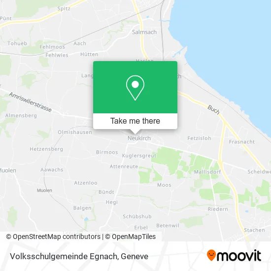 Volksschulgemeinde Egnach map