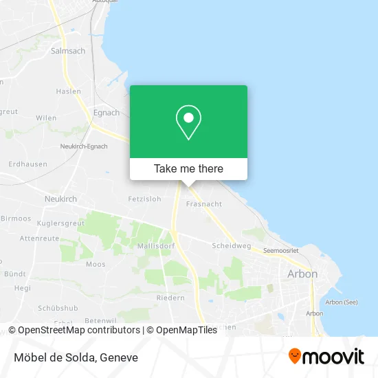 Möbel de Solda map