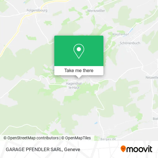 GARAGE PFENDLER SARL map