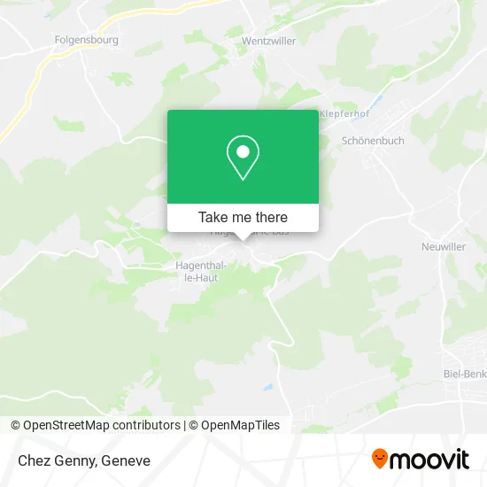 Chez Genny map