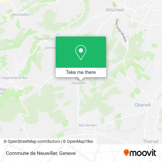 Commune de Neuwiller map