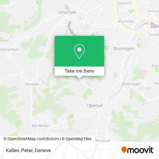 Kallen, Peter map