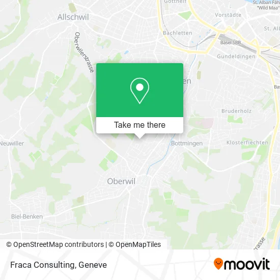 Fraca Consulting map