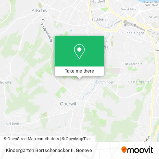 Kindergarten Bertschenacker II map
