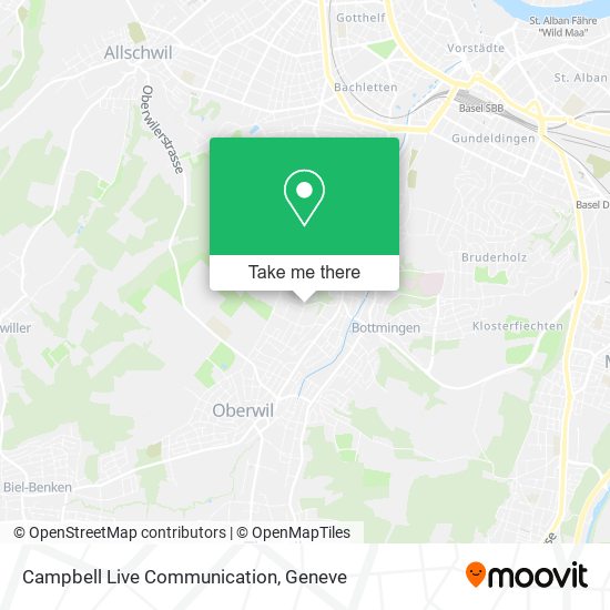 Campbell Live Communication map