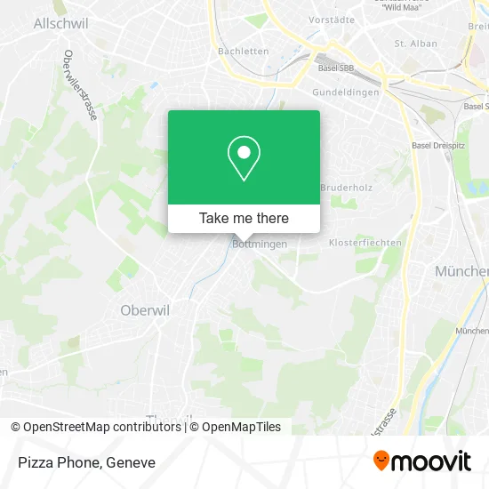 Pizza Phone map