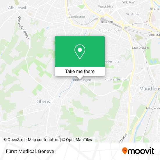 Fürst Medical map