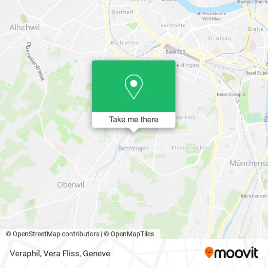 Veraphil, Vera Fliss map