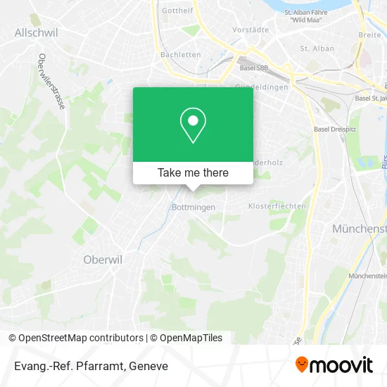 Evang.-Ref. Pfarramt map