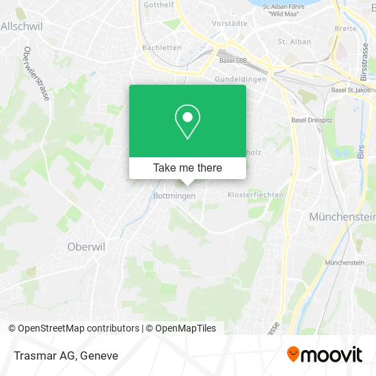 Trasmar AG map
