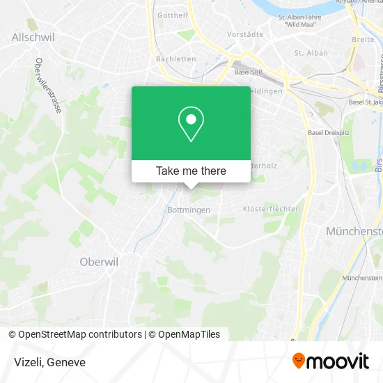 Vizeli map