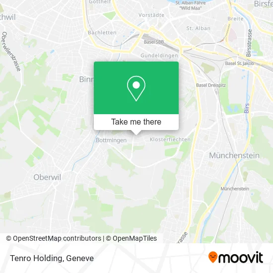 Tenro Holding map