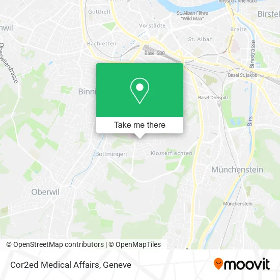Cor2ed Medical Affairs map