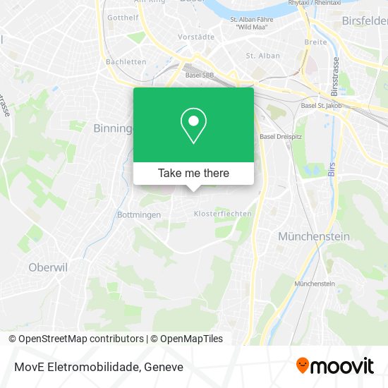 MovE Eletromobilidade map