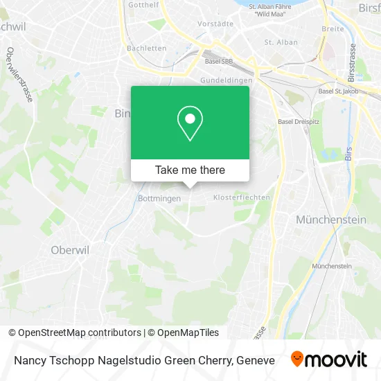 Nancy Tschopp Nagelstudio Green Cherry map