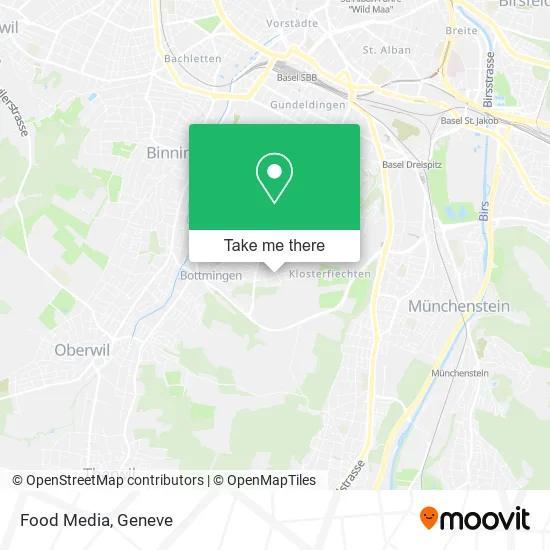 Food Media map