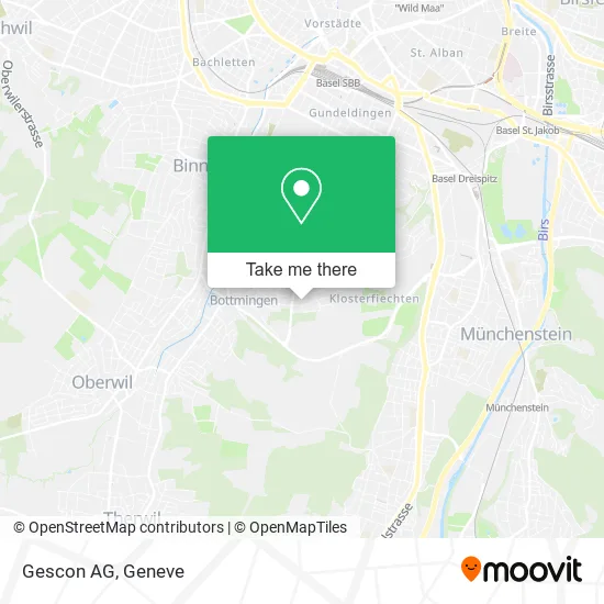 Gescon AG map