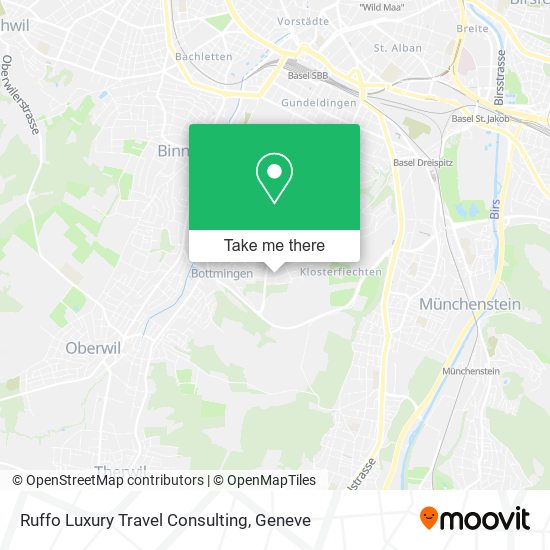 Ruffo Luxury Travel Consulting map