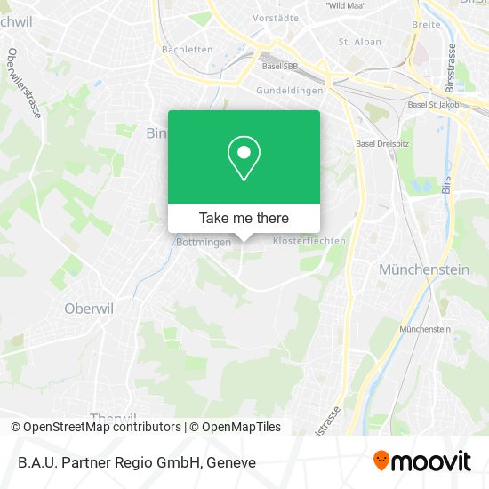 B.A.U. Partner Regio GmbH map