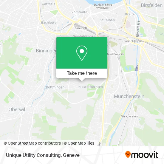 Unique Utility Consulting map