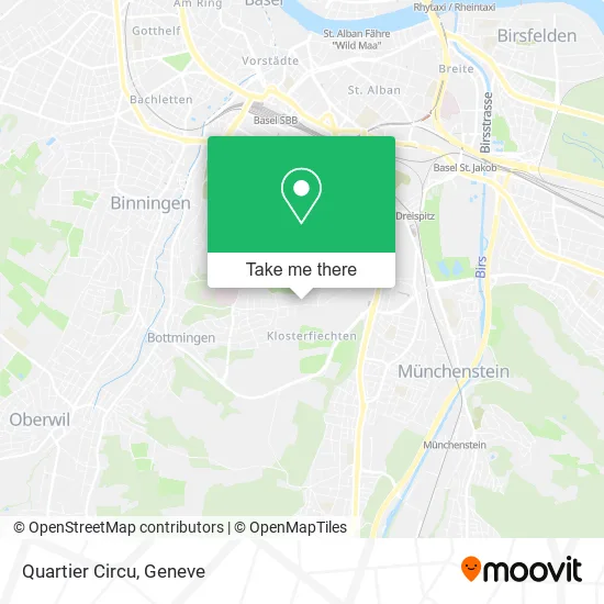 Quartier Circu map