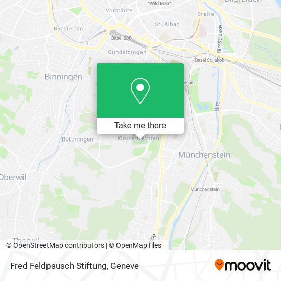 Fred Feldpausch Stiftung map