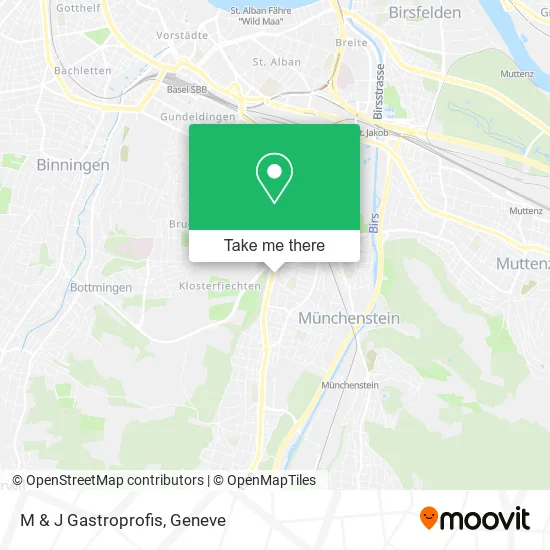 M & J Gastroprofis map