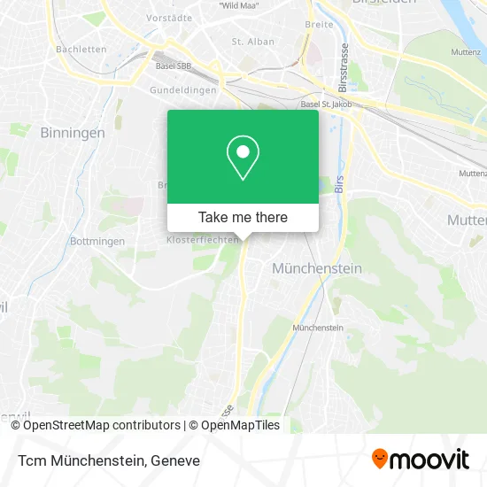 Tcm Münchenstein map