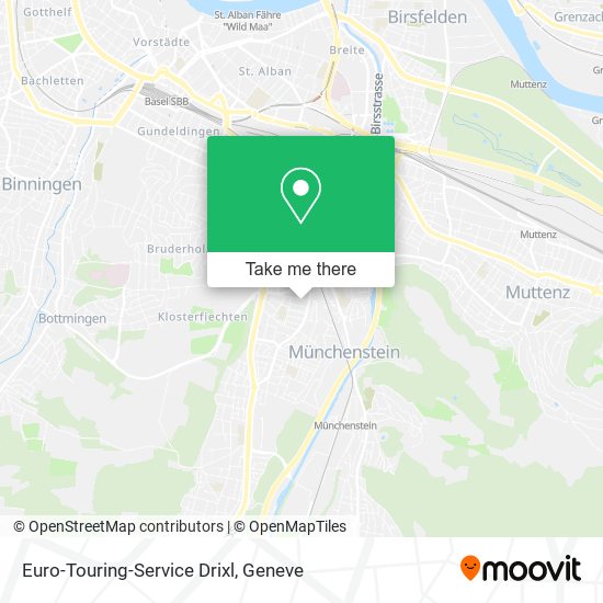 Euro-Touring-Service Drixl map