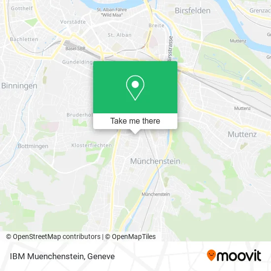 IBM Muenchenstein map