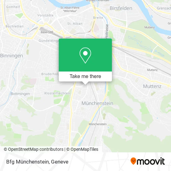 Bfg Münchenstein map