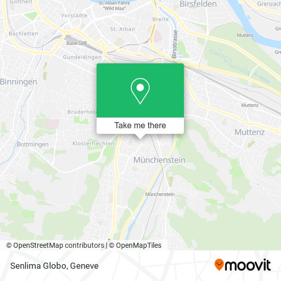 Senlima Globo map