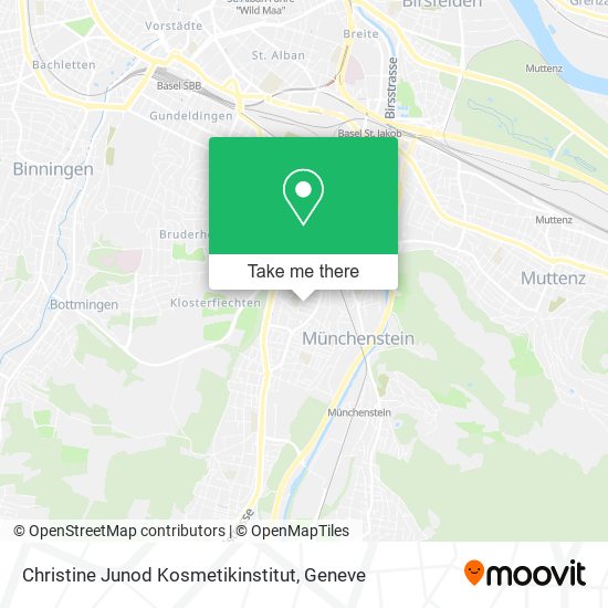 Christine Junod Kosmetikinstitut map