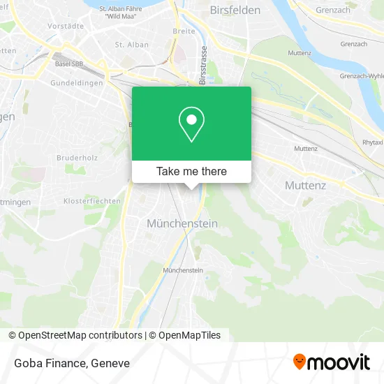 Goba Finance map