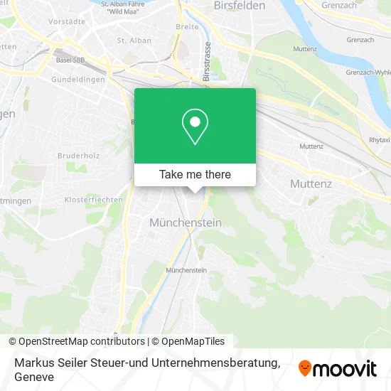 Markus Seiler Steuer-und Unternehmensberatung map
