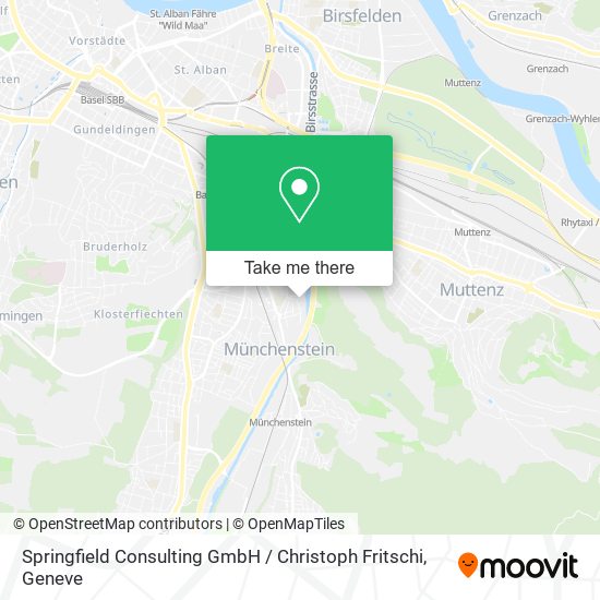 Springfield Consulting GmbH / Christoph Fritschi map