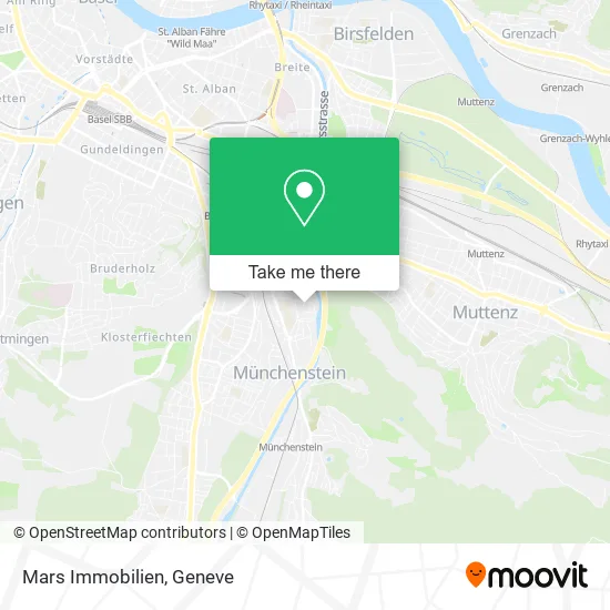 Mars Immobilien map