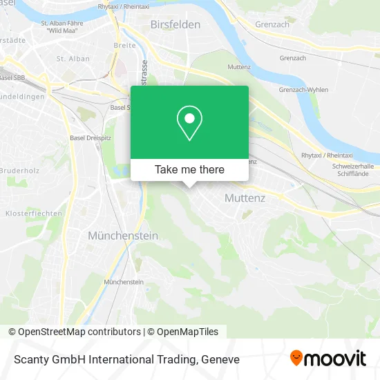 Scanty GmbH International Trading map
