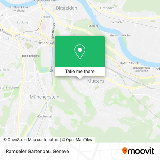 Ramseier Gartenbau map