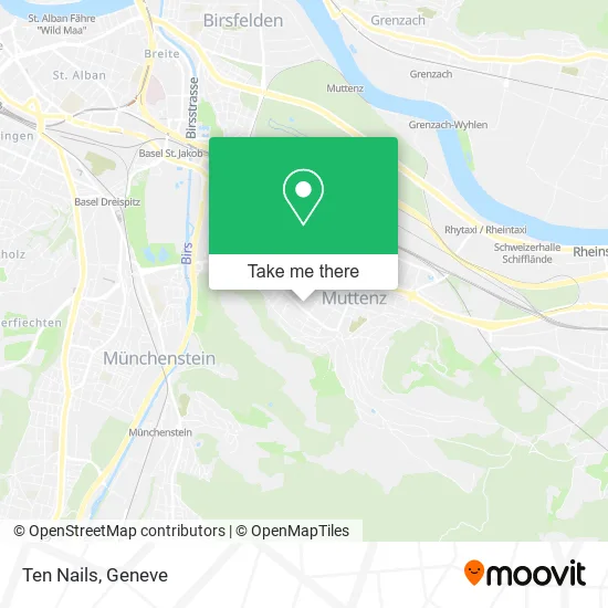 Ten Nails map
