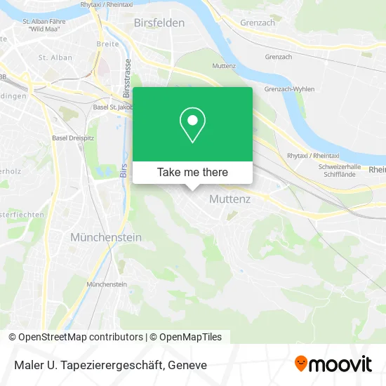 Maler U. Tapezierergeschäft map