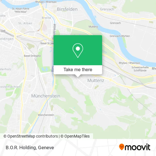 B.O.R. Holding map