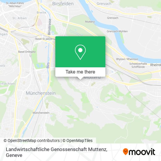 Landwirtschaftliche Genossenschaft Muttenz map