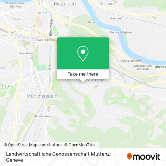 Landwirtschaftliche Genossenschaft Muttenz map