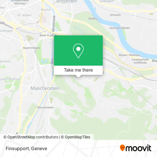 Finsupport map