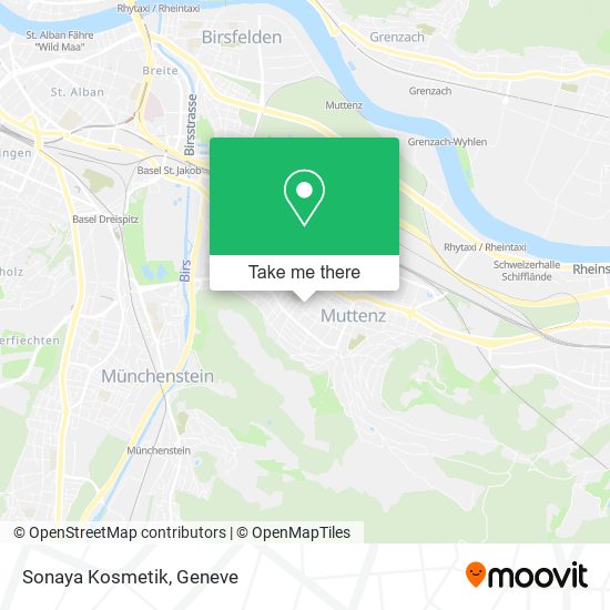 Sonaya Kosmetik map