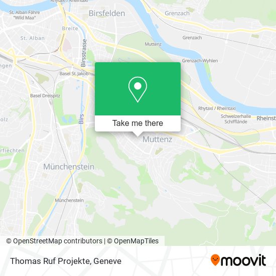 Thomas Ruf Projekte map